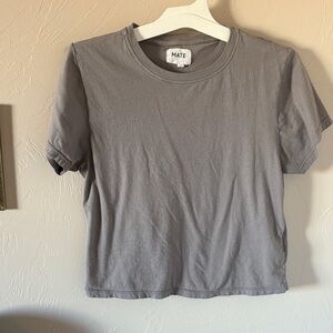 Gray MATE Baby T-Shirt